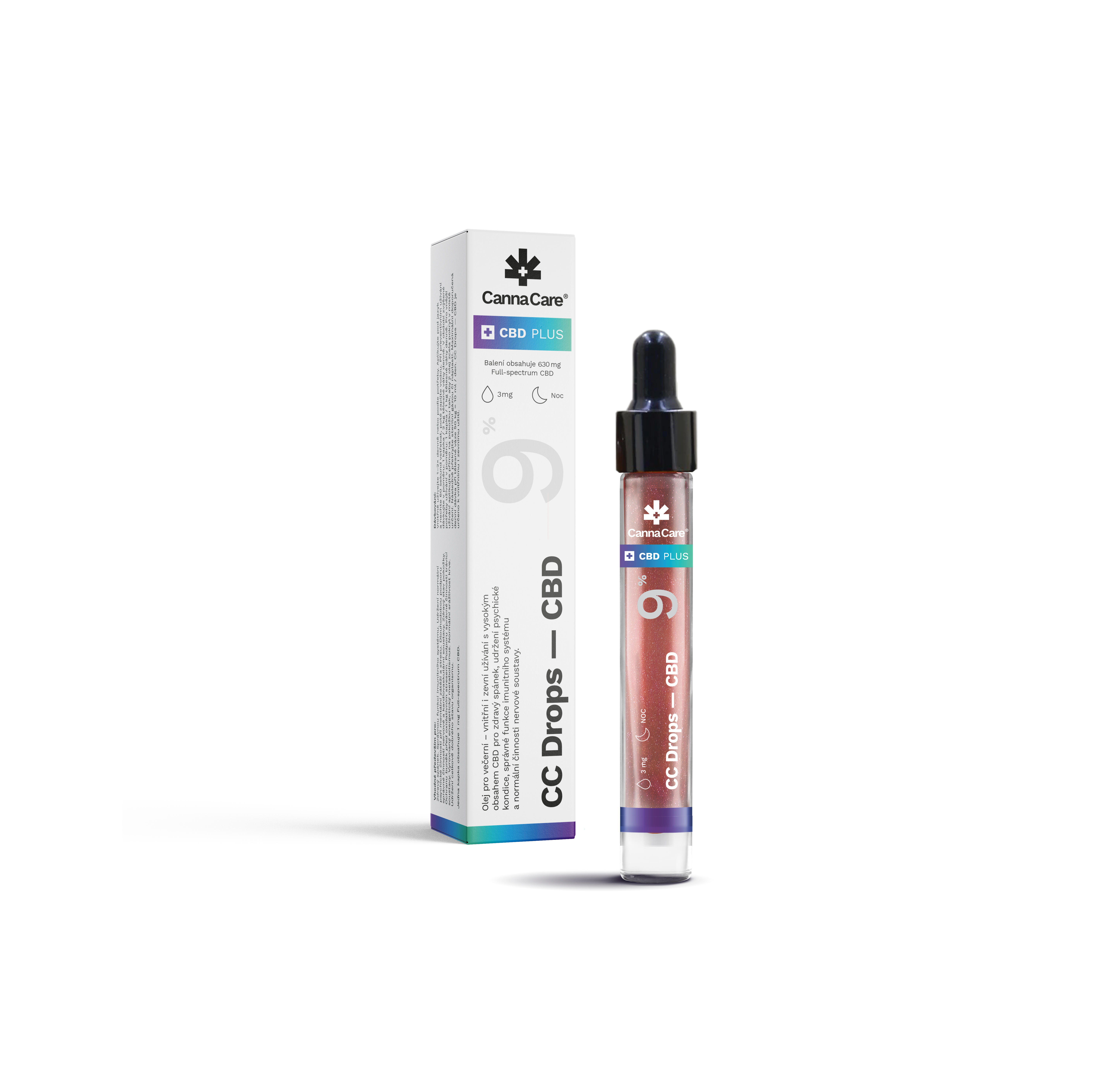 Cannacare kapky CBD 9% 7ml